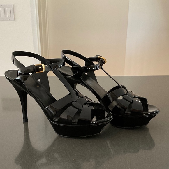 YSL Saint Laurent Tribute 105 platform sandals - Picture 2 of 13